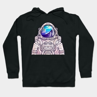 Astronaut Earth Reflex Hoodie